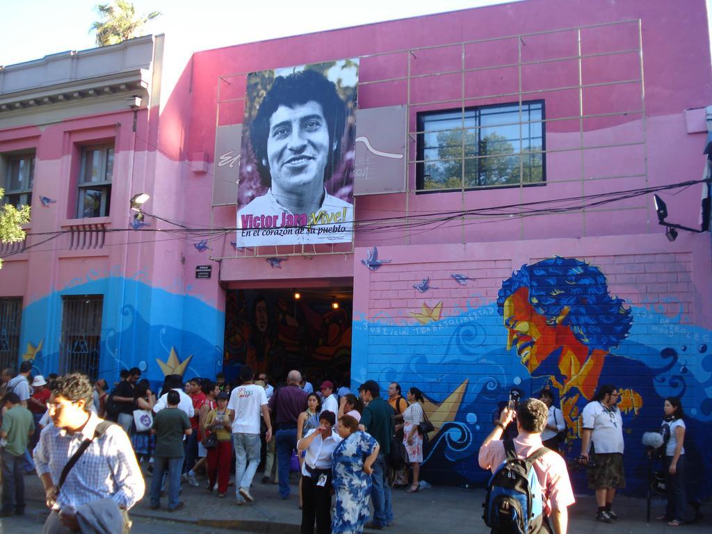 Hostal Barrio Brasil Santiago Kültér fotó